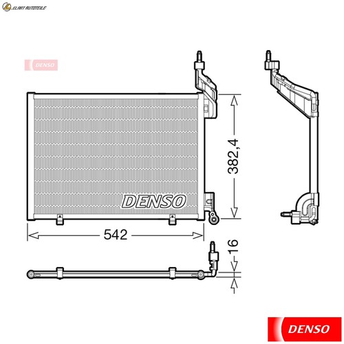 Condenser air conditioning - condenser,