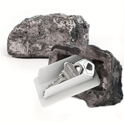 Outdoor spare key holder rock - outdoor,