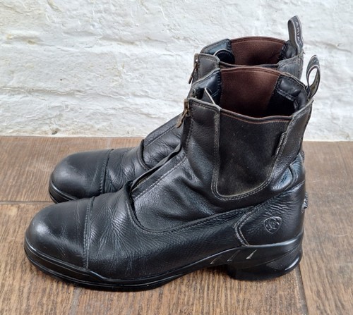 Black ariat steel toe - , zip