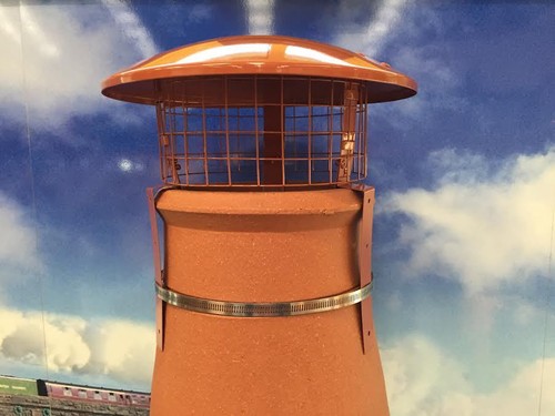 Display chimney pot - ex-display, bird