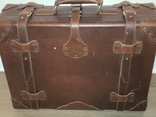 Saddleback leather suitcase - leather,