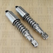 Rear Shock Absorbers Yamaha RD125 DX RD200 DX - Shocks Chrome 317mm Pin/Fork