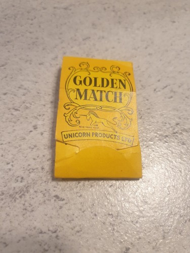 Vintage unicorn golden match - unicorn,