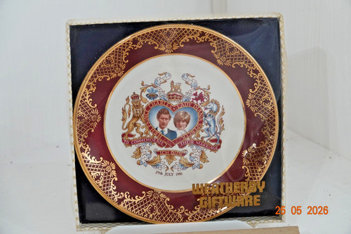 Charles diana wedding - charles, plate