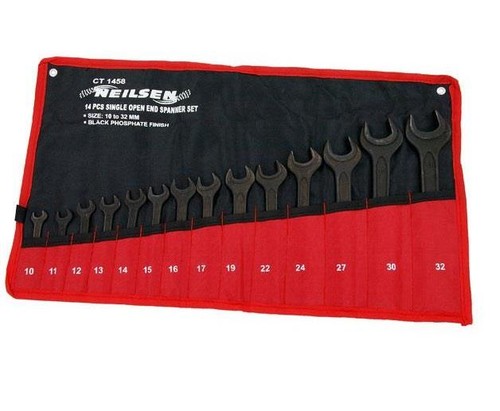Spanner set 14pc metric - set, single