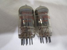 1966 Vintage Pair of Hammond Badged Mullard 12AX7 / ECC83 Tubes I63 Blackburn