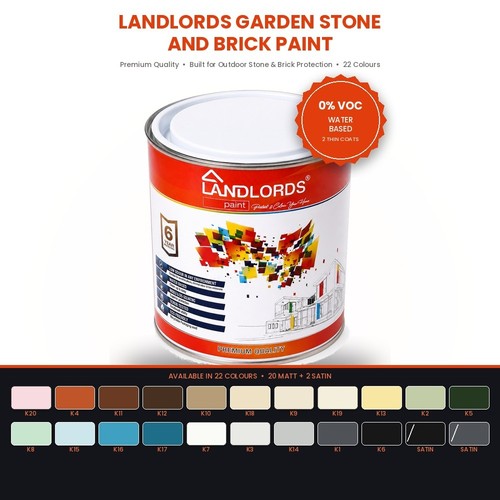 Garden stone brick paint - stone,