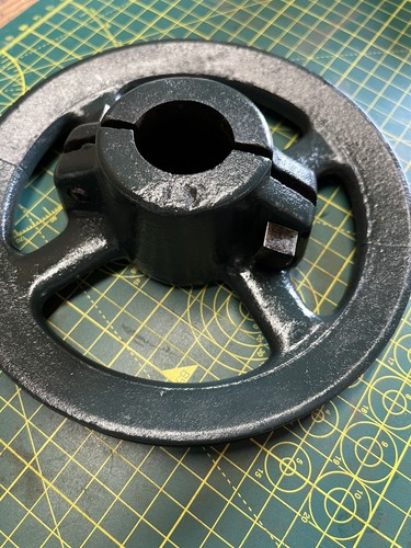 Cast iron single groove - cast, v-belt