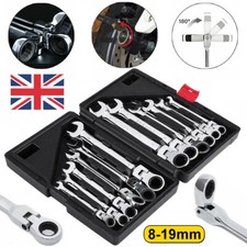 12Pcs Metric Flexible Ratchet