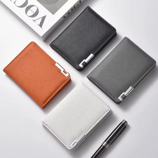 Mens PU Leather RFID Blocking