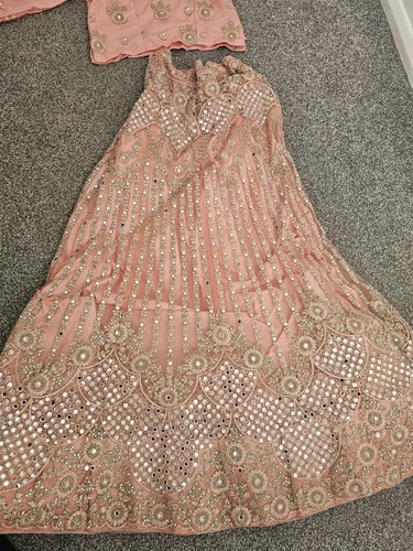Beautiful pink lehenga lengha