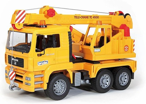 Bruder toys man - man, crane
