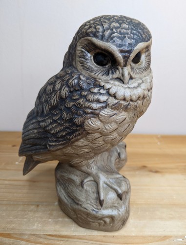 70s 80s vintage stoneware - stoneware, owl