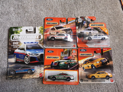 Matchbox police car bundle lot - matchbox,