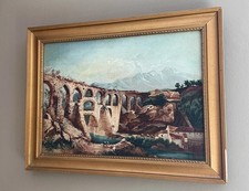 Antique Oil Painting on Canvas