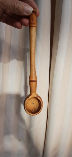 Olive wood spoon vintage - wood,