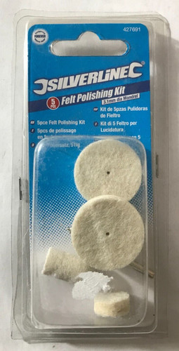 Silverline 5pc felt - felt, polishing
