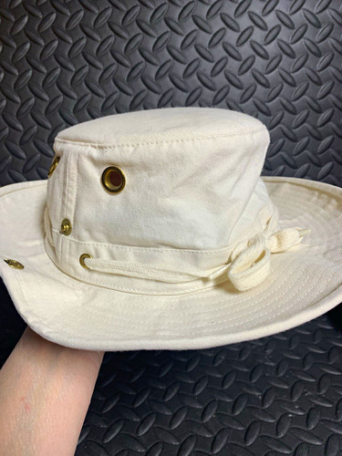 Tilley white cotton wide brim - cotton,