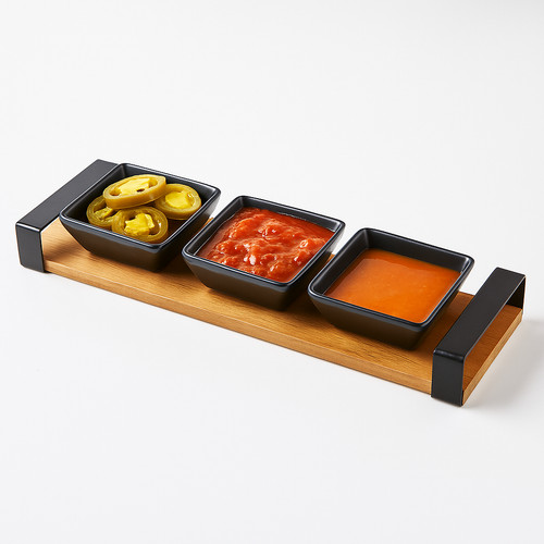 Pcs serving set black - serving,