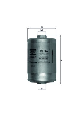 Mahle fuel filter for - 36,