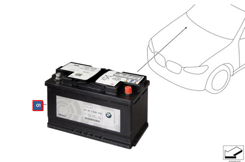 Bmw g30 battery 61217604802 - bmw,