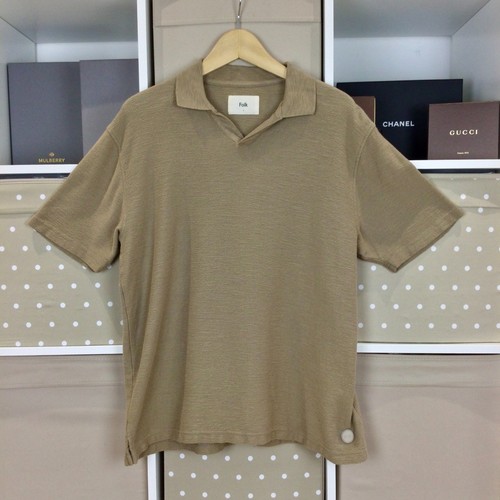 Folk towelling polo shirt mens - folk,