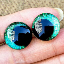 20Pcs 3D Glitter Safety Eyes for Amigurumi Toys 16/20/25Mm Red Felt Eyes UK