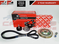 FORD MONDEO MK4 2.0 TDCI DIESEL DRIVE FAN BELT CRANK SHAFT PULLEY TENSIONER KIT