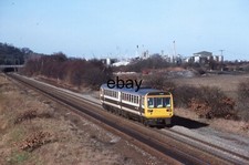 35mm Railway Slide- BR DMU Class 142. 142024 @ Ffynnongroyw