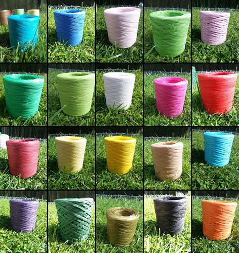 Raffia ribbon eco - paper, value