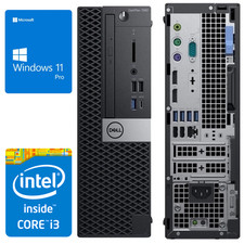 Dell Optiplex 7060 SFF i3-8100 (3.6GHz) 8/16/32GB - 0/256/512/1024GB Windows 11