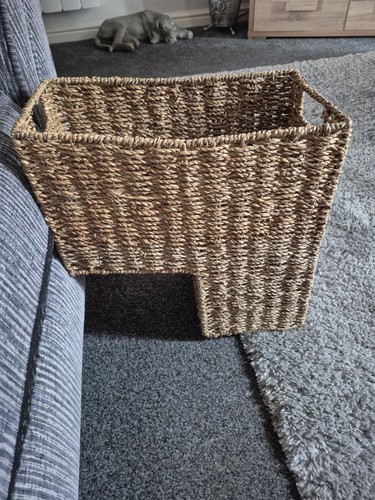 Wicker storage basket made for - basket,