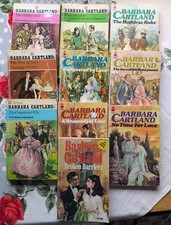 Ten Barbara Cartland Paperback