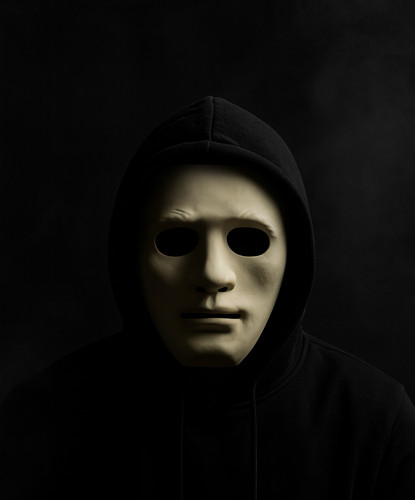 Halloween mask plain - plain, white