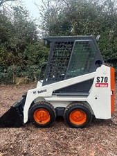Bobcat S70  Doorway Skid Steer Loader  Forks ,Bucket Kubota Mustang Case JCB Cat