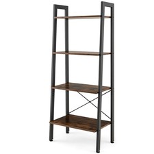 4-Tier Ladder Bookshelf
