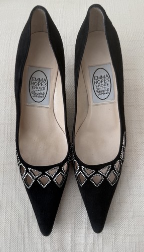 Emma hope black suede kitten - emma,