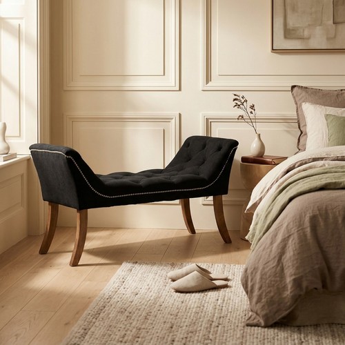 Seconds curved black velvet - seconds,