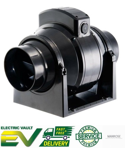 Manrose mf100t line speed - in-line, 3
