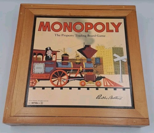 Monopoly 40753 wooden edition - monopoly,