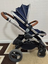 iCandy Peach 3 Blossom Double Seat Pushchair - Chrome Indigo