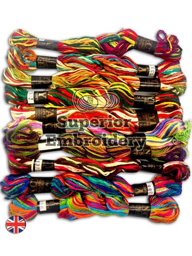Large skeins coloured hand - large,
