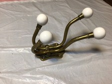 Vintage Brass Double Wall Hook