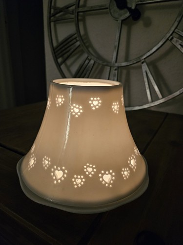 Yankee candle white ceramic - white,