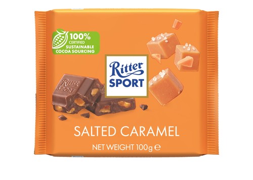 Ritter sport salted - ritter, caramel