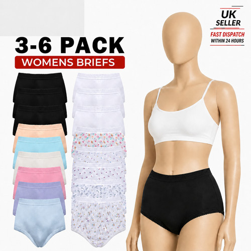 Pack womens briefs ladies - 3-12,