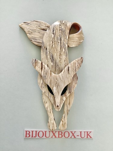 Lea stein fox brooch - brooch., best