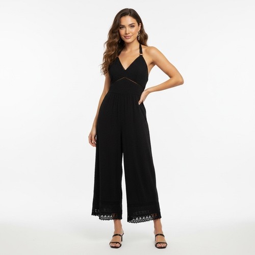Zara black halter - zara, leg