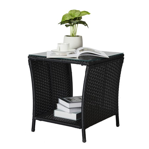 Rattan coffee table - pe,