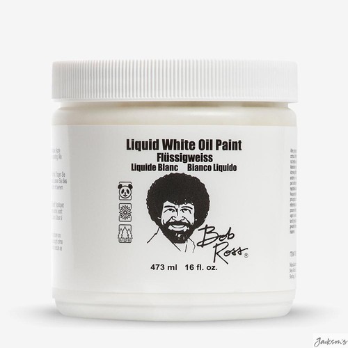 Bob ross liquid - liquid, white